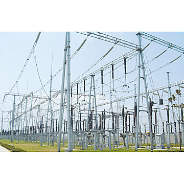  Substation Steel Frame (220kV) (Подстанция Стальная рама (220 кв))