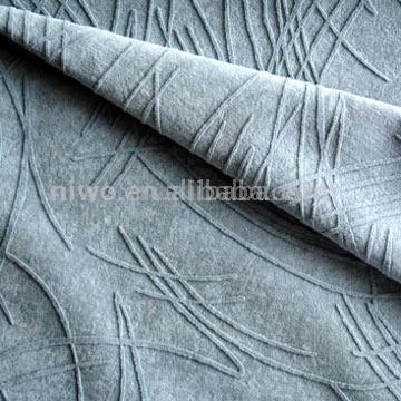  Ice Pattern and Two Layer Flocked Fabric ( Ice Pattern and Two Layer Flocked Fabric)