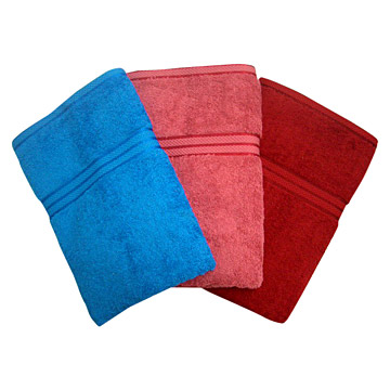  Sateen Bath Towels (Serviettes de bain en satin)