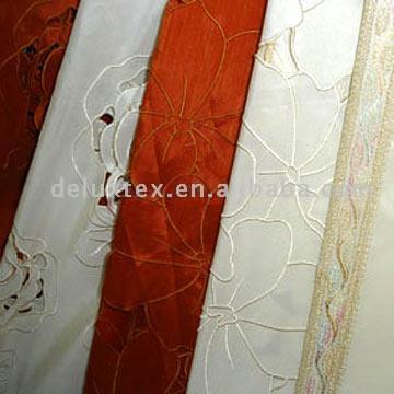  Embroidery Curtain Fabric (Вышивка штор ткань)