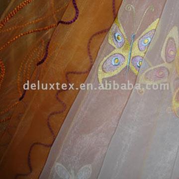  Embroidered Organza and Taffeta