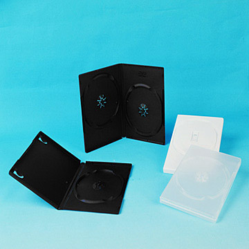  Single/Double 14mm Black/Transparent White DVD Cases (Simple / Double 14mm Cases Noir / Blanc Transparent DVD)