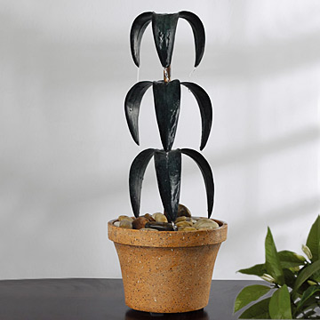  Flower Pot with Tree Water Fountain