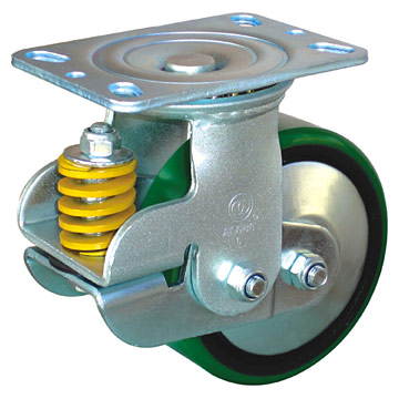  Shock-Proof Iron-Core PU Castor ( Shock-Proof Iron-Core PU Castor)