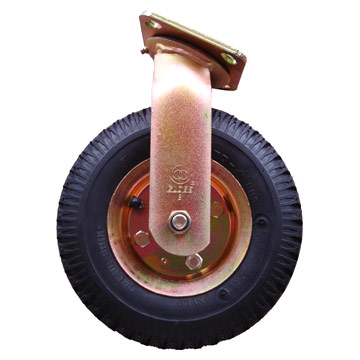  Iron-Core Pneumatic Rubber Castor