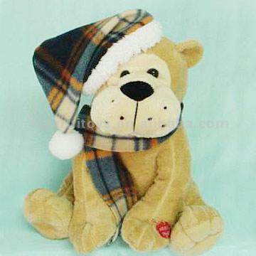  11" Plush Toy (Christmas Dancing Bear) (11 "Plush Toy (Noël Dancing Bear))