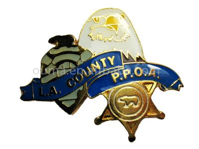 Cartoon Character Pins in Various Designs, Stamped in 2-D Relief ( Cartoon Character Pins in Various Designs, Stamped in 2-D Relief)