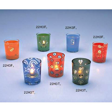  Glass Candle Holder Cup (Стекло свеча подстаканник)