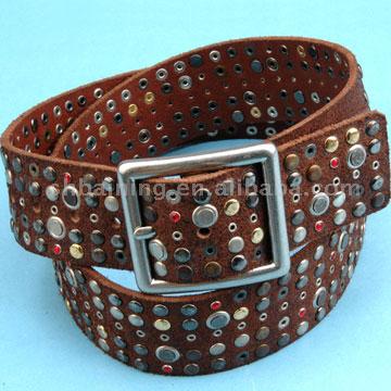  PVC Leather Belt with Metal Buckle (ПВХ кожаный пояс с пряжкой металл)