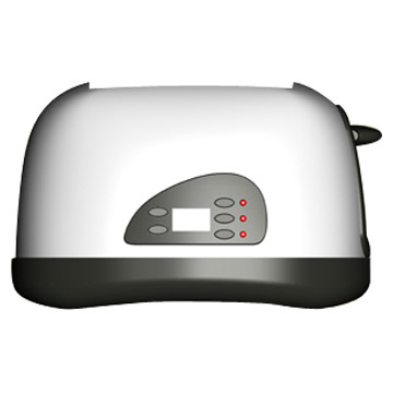  2-Slice Stainless Steel Body Toaster (2-Slice Toaster corps en acier inoxydable)