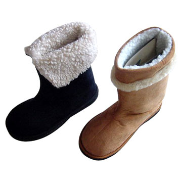 Ladies `Boot Hausschuhe (Ladies `Boot Hausschuhe)