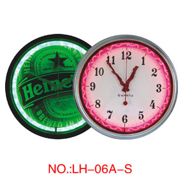  16" Neon / Plasma Clocks (16 "Neon-/ Plasma-Uhren)