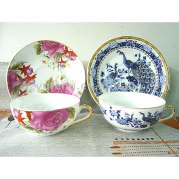  Porcelain Cups & Saucers (Фарфоровые чашки & Блюдца)
