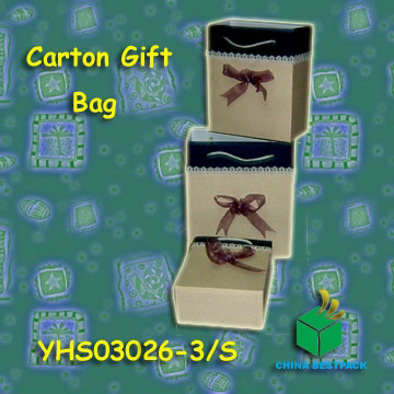  Carton Gift Bags 3/s (Упаковка подарков сумки 3 / с)