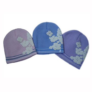  Acrylic Knitting Beanie Hats (Acryl Stricken Beanie Hats)