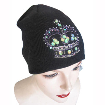  Acrylic Knitted Beanie Hat (Acrylic Knitted Beanie Hat)