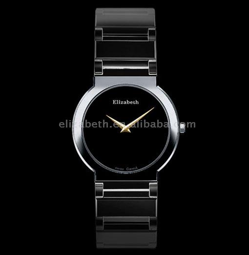  Ceramic Watches 0703(BLACK-1) (Керамические часы 0703 (черно ))