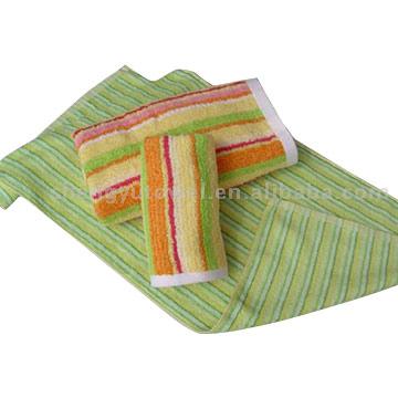 Farbige gestrichelte Handtuch (Farbige gestrichelte Handtuch)