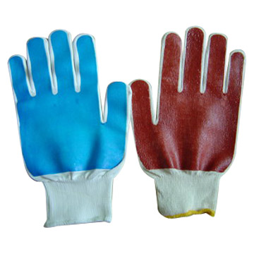 Baumwoll-Handschuhe, PVC-Baumwoll-Handschuhe (Baumwoll-Handschuhe, PVC-Baumwoll-Handschuhe)