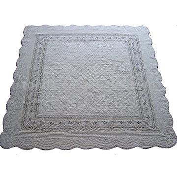  Embroidered Satin Bedspread (Вышитые атласные покрывала)