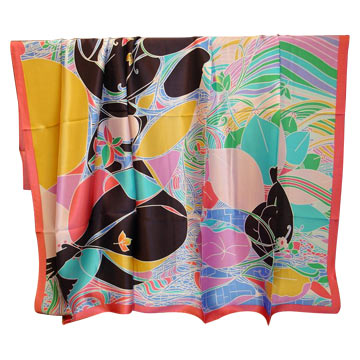  Silk Satin Scarf ( Silk Satin Scarf)