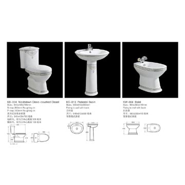  Whole Set Sanitary Ware (KB-004) (Целый набор сантехники (КБ-004))