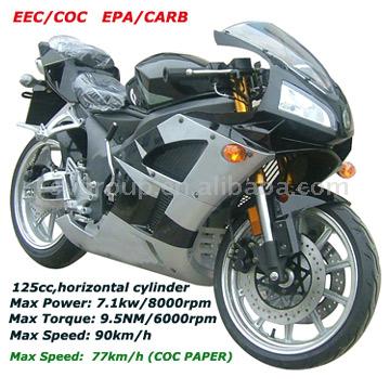  EEC/EPA 125cc Sport Motorcycle (ЕЭС / EPA 125cc спортивных мотоциклов)
