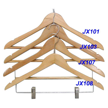  Wooden Clothes Hanger (Wooden Clothes Hanger)