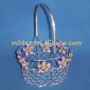  Beaded Wire Basket