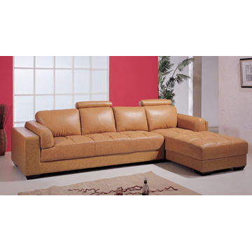  Modern Corner Leather Sofa (SR828) (Modern Coin Canapé en cuir (SR828))