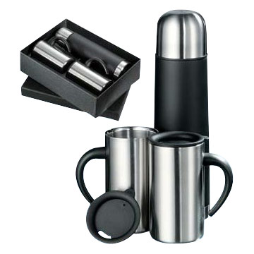  Flasks and Mugs Gift Set (Flacons et Mugs Gift Set)