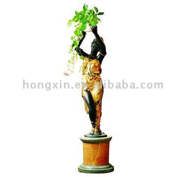  Vase (Stand Woman with Hands Up) (Vase (Stand Femme avec Hands Up))
