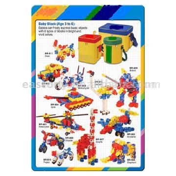  New Plastic Educational Building Brick Toys (Новые пластиковые образования кирпичное здание игрушки)