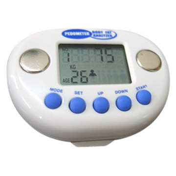  Pedometer with Body Fat Analyzer Acting as Health Care Monitor ()