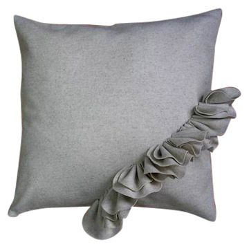  Floral Shaped Wool Cushion