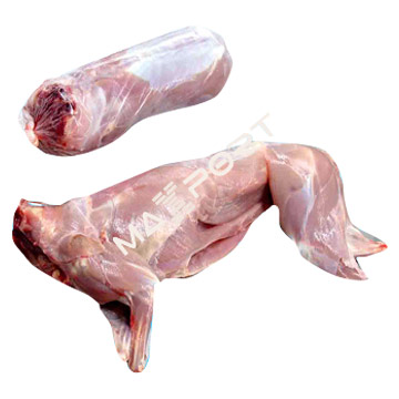  Frozen Skinless And Bone-In Whole Rabbit Meat