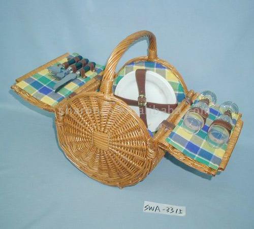  Wicker Picnic Basket (Плетеная Корзина для пикника)