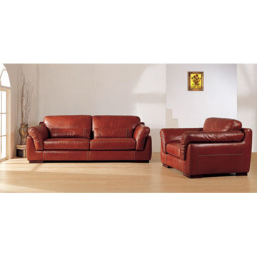  Glossy Leather Sofa (AH04) (Canapé en cuir glacé (AH04))