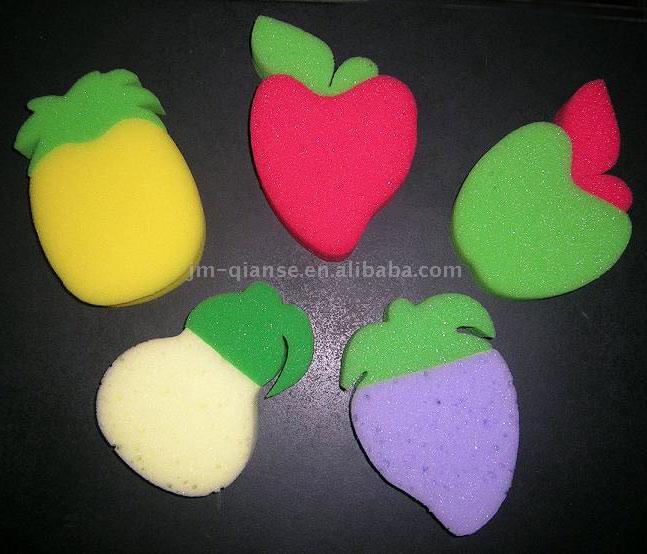  Fruit Shape Sponge ( Fruit Shape Sponge)