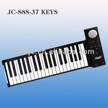  37 Keys Portable Roll Piano (37 touches Portable Piano Roll)