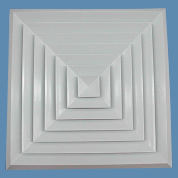  Four-Way Bevel Frame Ceiling Diffuser ( Four-Way Bevel Frame Ceiling Diffuser)