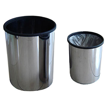  Stainless Steel Dustbins (Stainless Steel Poubelles)