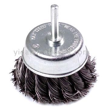  Twisted Cup Brush with Shaft (Coupe Twisted Brush with Shaft)