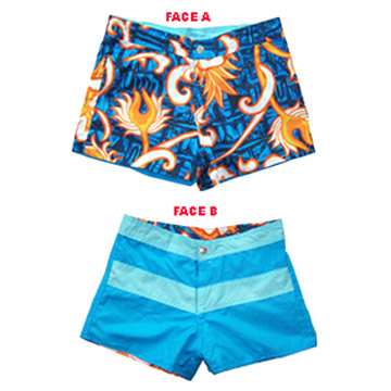  Ladies` Reversible Shorts ( Ladies` Reversible Shorts)