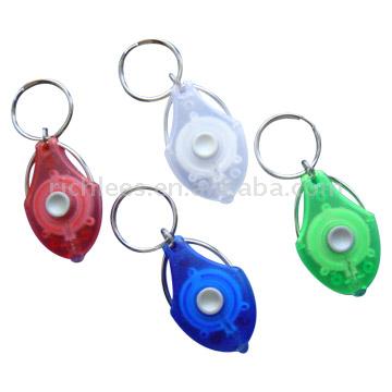  LED Plastic Keychain (Пластиковый светодиодный брелок)