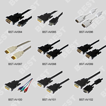 DVI-Kabel und HDMI-Kabel (DVI-Kabel und HDMI-Kabel)