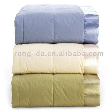  Down Blankets with Satin Bindings ( Down Blankets with Satin Bindings)