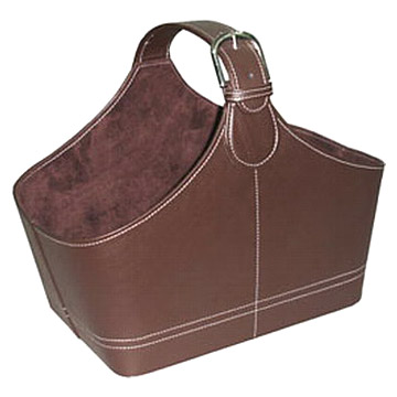  Faux Leather Storage Basket ( Faux Leather Storage Basket)