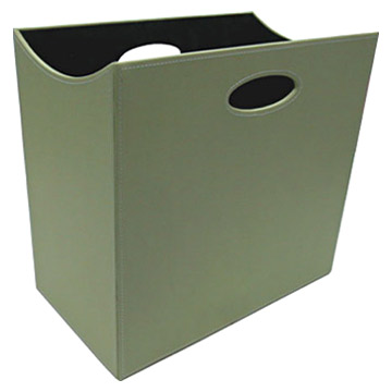  Faux Leather Storage Barrel ( Faux Leather Storage Barrel)