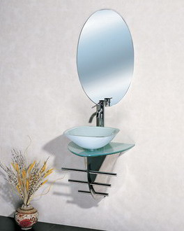  Pedestal with Glass Basin ( Pedestal with Glass Basin)